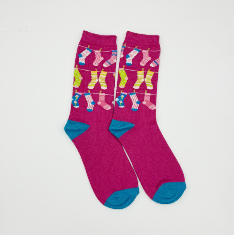 SOCKS ON A LINE CREW SOCKS