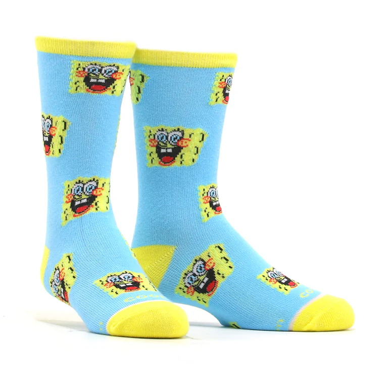 SPONGEBOB SQUAREPANTS HAPPY FACE KIDS' SOCKS