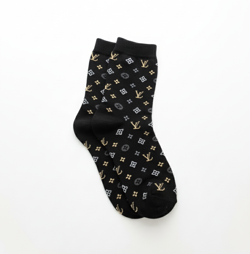 LV PATTERN SOCKS