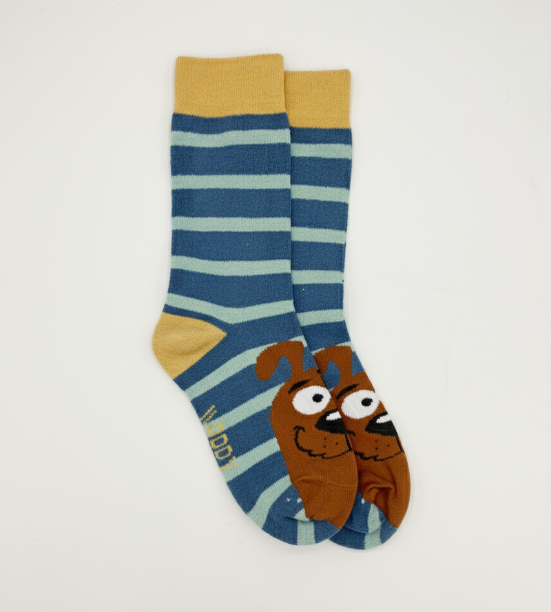 SCOOBY-DOO STRIPED FACE SOCKS