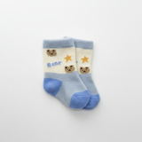 SWEET DREAM BEAR JACQUARD SOCKS (0-2 YRS)
