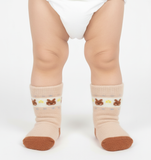 CUDDLY BUNNY JACQUARD SOCKS (0-2 YRS)