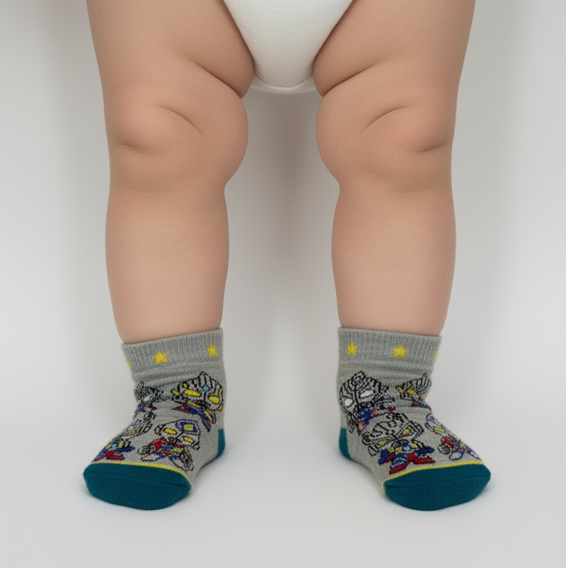 MIGHTY HERO ANKLE SOCKS (0-2 YRS)