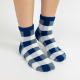 LUMBERJACK PLAID FUZZY SOCKS