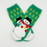 FESTIVE SNOWMAN FUZZY SOCKS