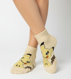 MIMIKYU FUZZY ANKLE SOCKS