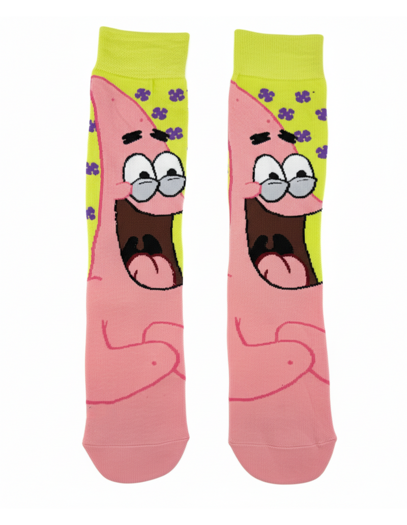 SPONGEBOB PATRICK STAR EXCLAMATION CREW SOCKS