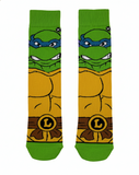 NINJA TURTLES LEONARDO COSTUME CREW SOCKS