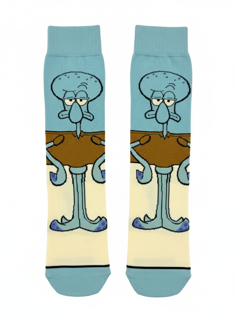 SPONGEBOB SQUIDWARD TENTACLES CREW SOCKS