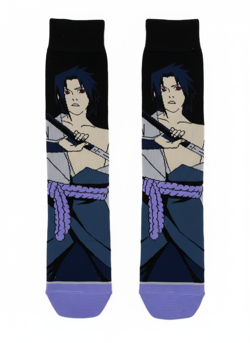 NARUTO SASUKE UCHIHA CREW SOCKS
