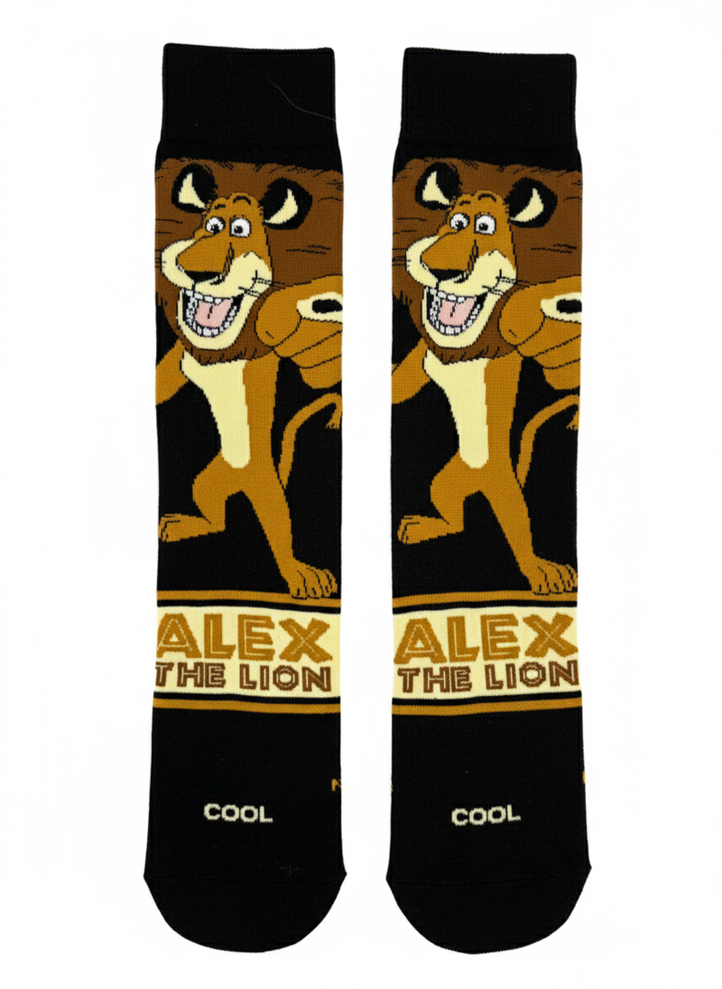 MADAGASCAR ALEX THE LION CREW SOCKS