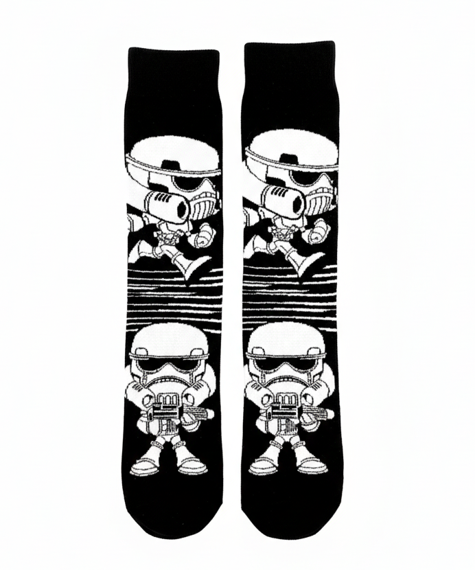 STAR WARS STORMTROOPER PATTERN CREW SOCKS