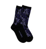 MIDNIGHT BLOOM BOTANICAL CREW SOCKS