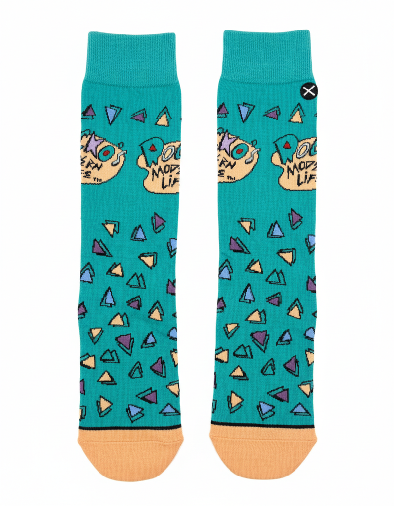 ROCKO'S MODERN LIFE OH BOY CREW SOCKS