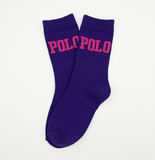 RL POLO ELECTRIC PURPLE STATEMENT SOCK (5-15yrs)