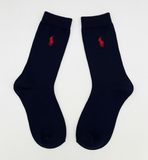 RL POLO CLASSIC NAVY ESSENTIAL DRESS SOCK (5-15yrs)
