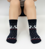 RL POLO SNOWY REINDEER HOLIDAY SOCKS (5-10yrs)