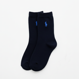 RL POLO NAVY SOLID CLASSIC CREW (5-10yrs)