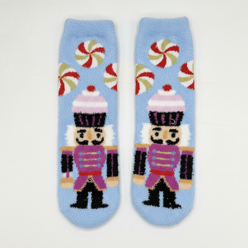 NUTCRACKER SWEET DREAM CREW COZY WARM SOCKS