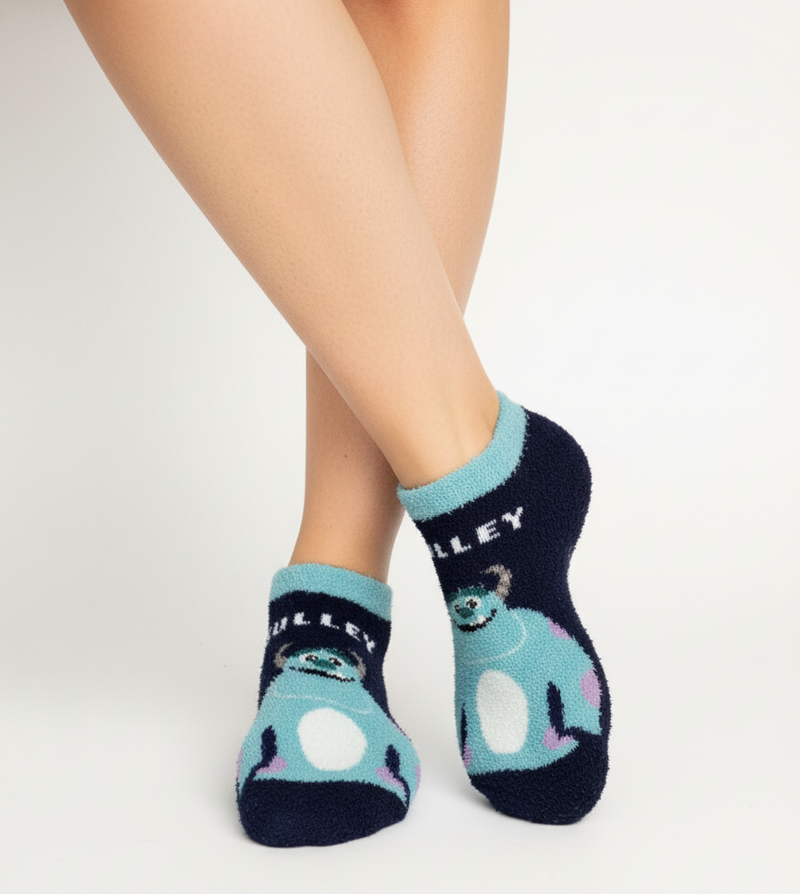 SULLEY 'BIG BLUE' FUZZY ANKLE COZY WARM SOCKS