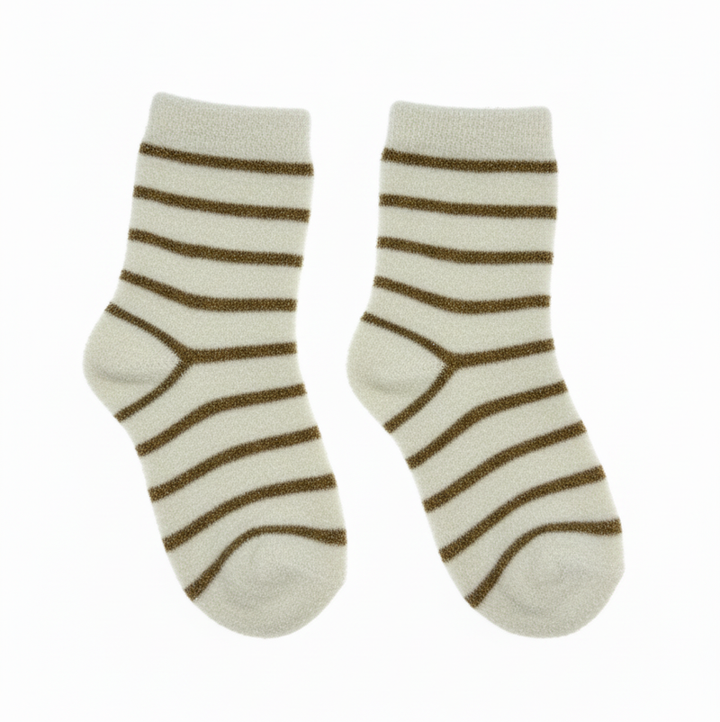 METALLIC STRIPE COZY ANKLE (5-10yrs)