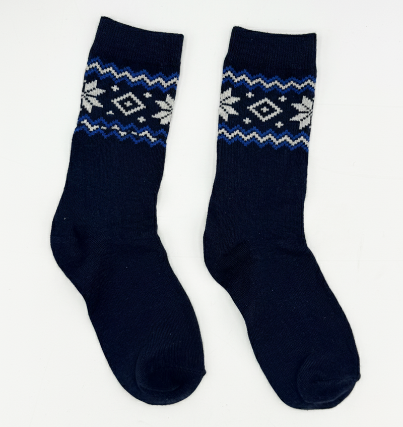 RL POLO POLAR NIGHT SNOWFLAKE SOCKS (5-10yrs)