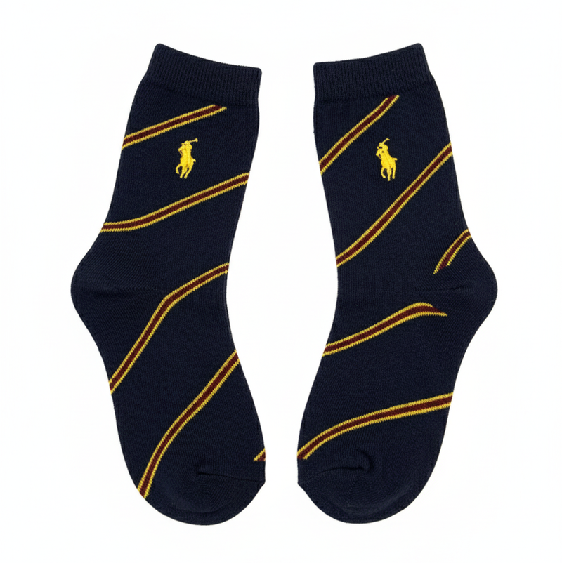 RL POLO DIAGONAL TIE STRIPE CREW (5-10yrs)