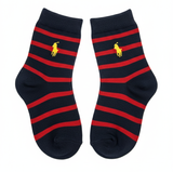 RL POLO VARSITY RED STRIPE CREW (5-10yrs)