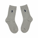 RL POLO HEATHER GREY EVERYDAY CREW (5-10yrs)