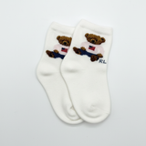 RL POLO POLO BEAR SITTING CREW SOCKS (0-2YRS)