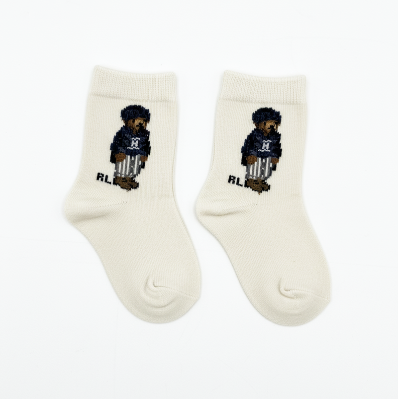 RL POLO POLO BEAR PREPPY OUTFIT CREW SOCKS (0-2YRS)