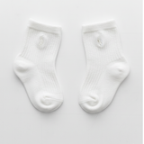 RL POLO BABY RIBBED WHITE POLO PONY SOCKS (0-2YRS)