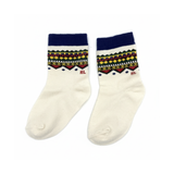 RL POLO FAIR ISLE KNIT CREW SOCKS (0-2YRS)