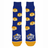 WHITE CASTLE SLIDER FAN CREW SOCKS