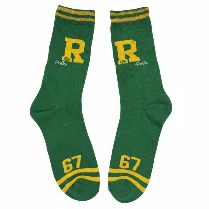 COLLEGE PREP RUGBY STRIPE CREW SOCKS