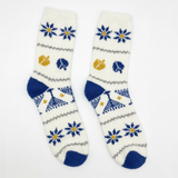 NORDIC STAR & BIRD COZY WINTER SOCKS