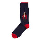RL POLO THE HOLIDAY TARTAN BEAR CREW SOCKS