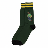 RL POLO VARSITY BEAR CREW SOCKS (FOREST GREEN)