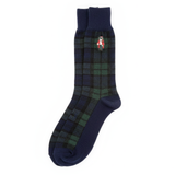 RL POLO POLO BEAR BLACKWATCH PLAID SOCKS
