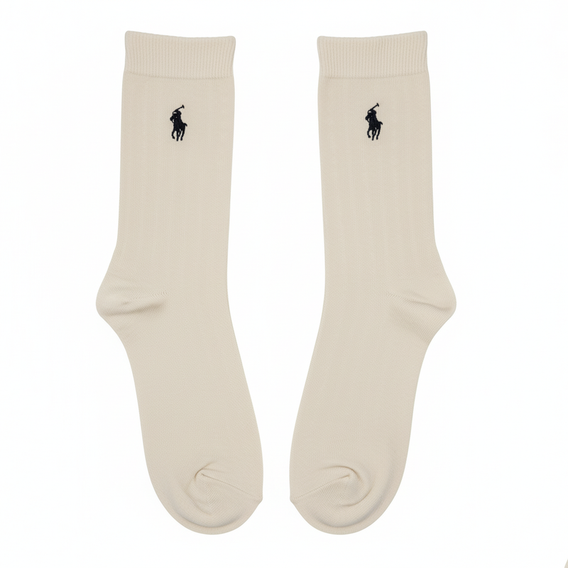 RL POLO THE CLASSIC IVORY COMFORT SOCK