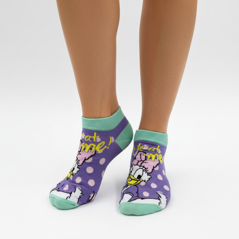 DAISY DUCK POLKA PARTY ANKLE SOCKS