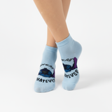STITCH "YEAH WHATEVER" ANKLE SOCKS