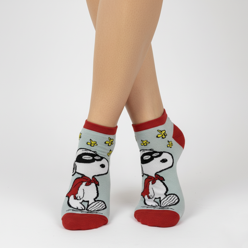 SNOOPY 'THE FLYING ACE' ANKLE SOCKS
