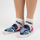STITCH TROPICAL PASTEL ANKLE SOCKS