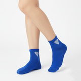 TRUE BLUE LOVE QUARTER CREW SOCKS