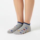 BACK TO SCHOOL ESSENTIALS ANKLE SOCKS (GREY)