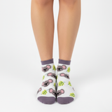 ADORABLE KOALA & EUCALYPTUS ANKLE SOCKS