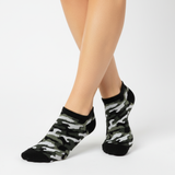STEALTH MODE CAMO ANKLE SOCKS (GREEN & BLACK)