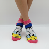 FRUSTRATED DONALD DUCK PINK ANKLE SOCKS
