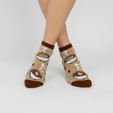 MORNING BREW LATTE ANKLE SOCKS